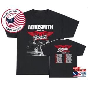 Aerosmith  Peace Out Farewell Tour Band Photo Shirt Unisex 2 Sided